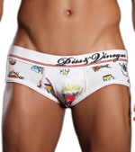 Piss & Vinegar I Love Boys Multiple Low Rise Brief